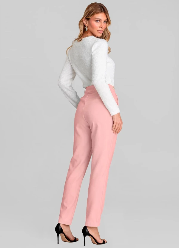 Dianna - Calça Feminina Cenoura em Barbie Strong Rosa 4