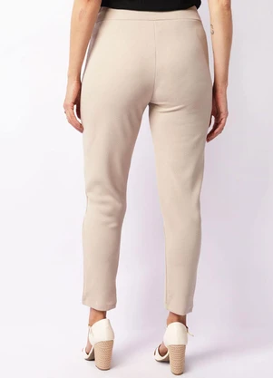 Torra - Calça Feminina Crepe Reta Bege - TORRA