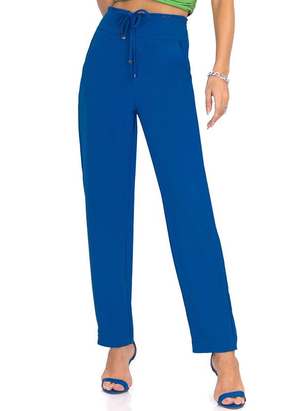 Endless - Calça Feminina em Crepe Azul