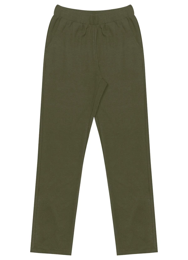 Rovitex - Calça Feminina em Molecotton de Viscose Verde