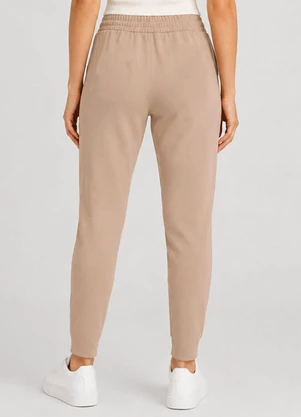 Infinita Cor - Calça Feminina em Moletom com Bolso Marrom - INFINITA COR