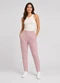 Infinita Cor - Calça Feminina em Moletom com Bolso Rosa - variação: Rosa