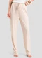 Dianna - Calça Feminina em Visco Maquinetada Preto - variação: Bege