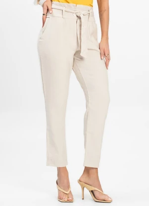 Rovitex - Calça Feminina Marrante Clochard Renaluci Bege - ROVITEX