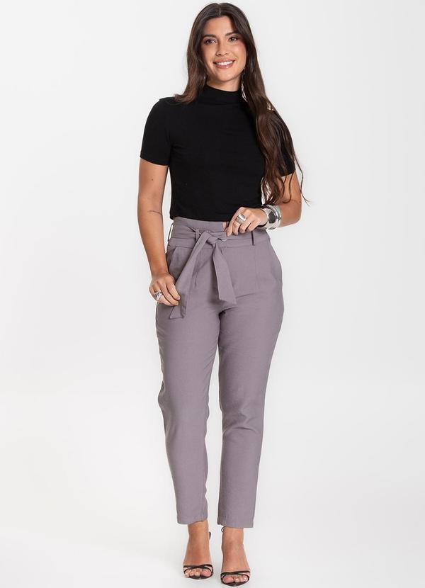 Rovitex - Calça Feminina Marrante Clochard Renaluci Cinza 3