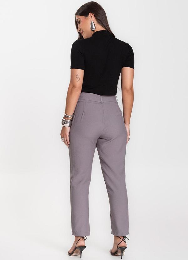 Rovitex - Calça Feminina Marrante Clochard Renaluci Cinza 4