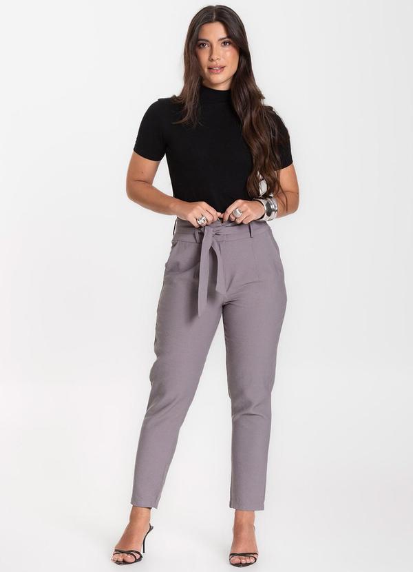 Rovitex - Calça Feminina Marrante Clochard Renaluci Cinza 5