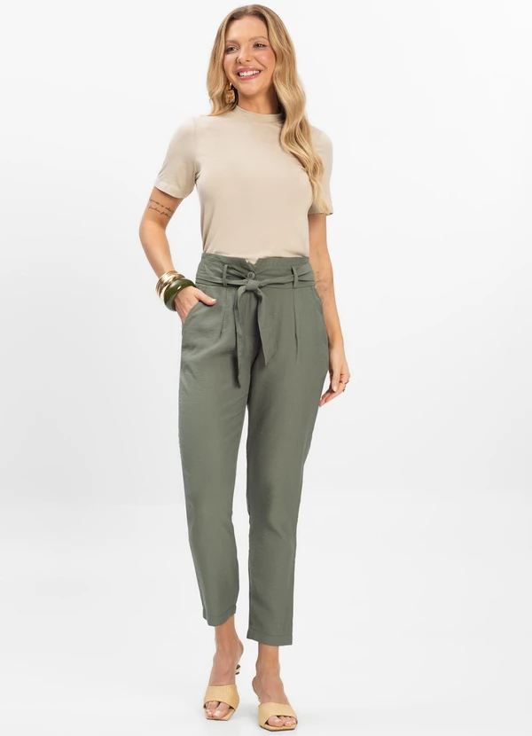 Rovitex - Calça Feminina Marrante Clochard Renaluci Verde 3