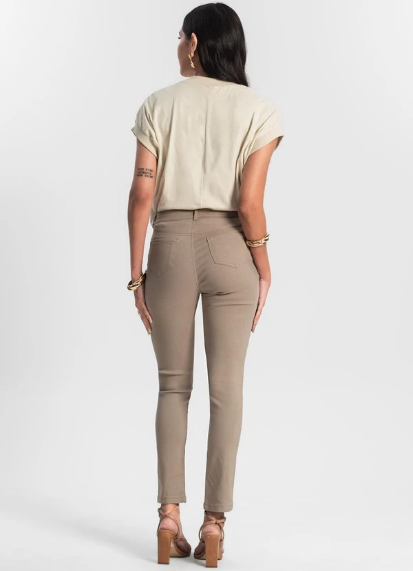 Rovitex - Calça Feminina Marrom 4