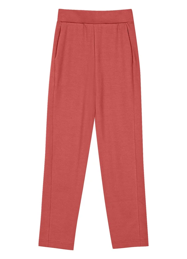 Marialícia - Calça Feminina Moletom Rosa 4