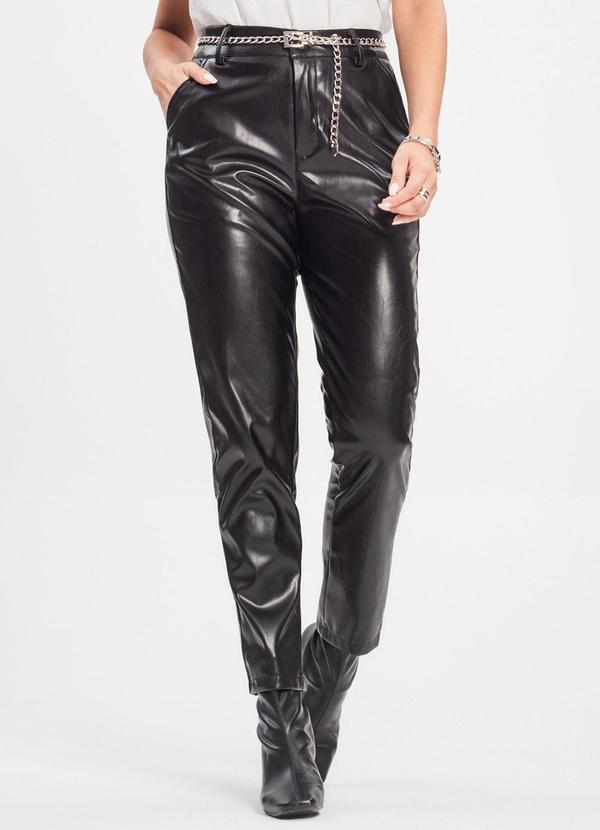 Rovitex - Calça Feminina Reta Xz Oulusha Preto