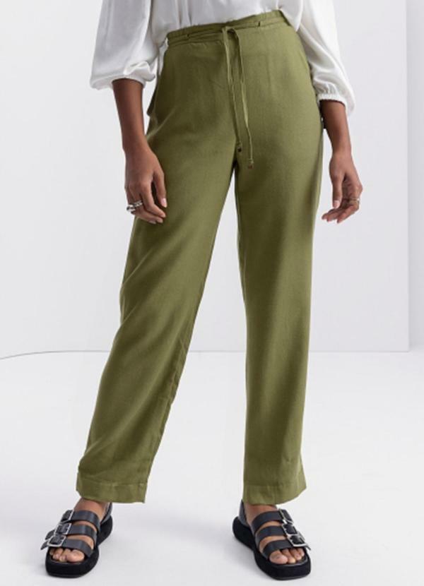 Essendi - Calça Feminina Verde