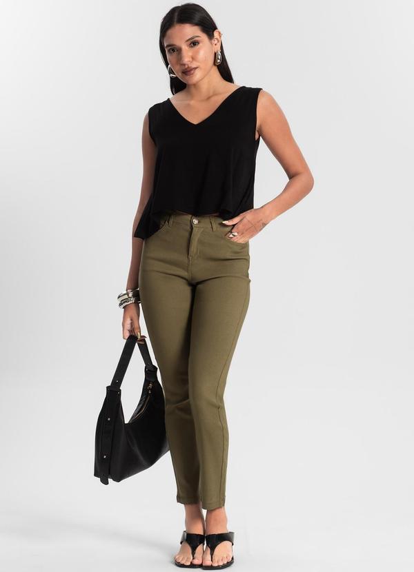 Rovitex - Calça Feminina Verde 3