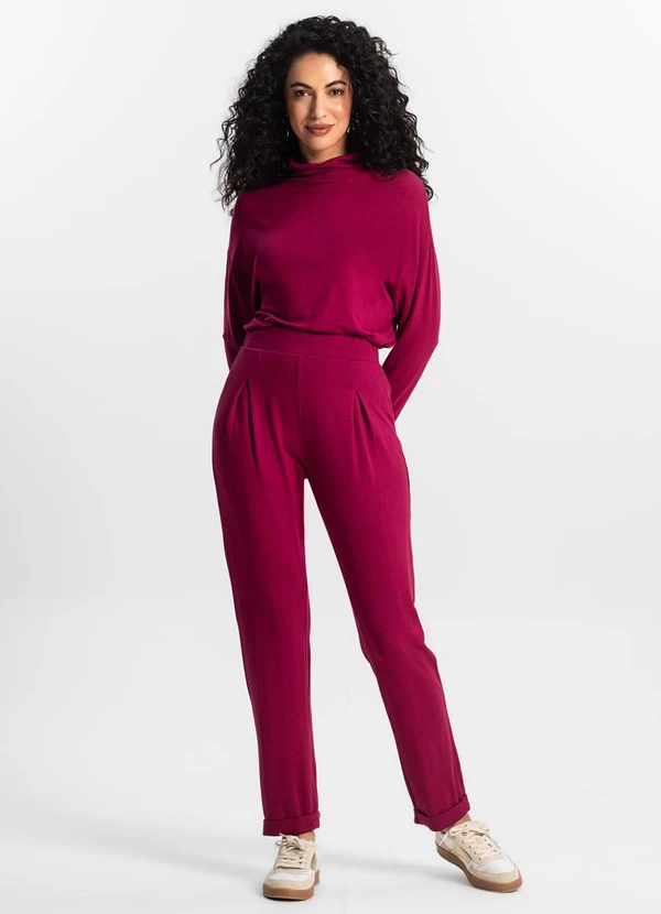 Rovitex - Calça Feminina Vermelho 5