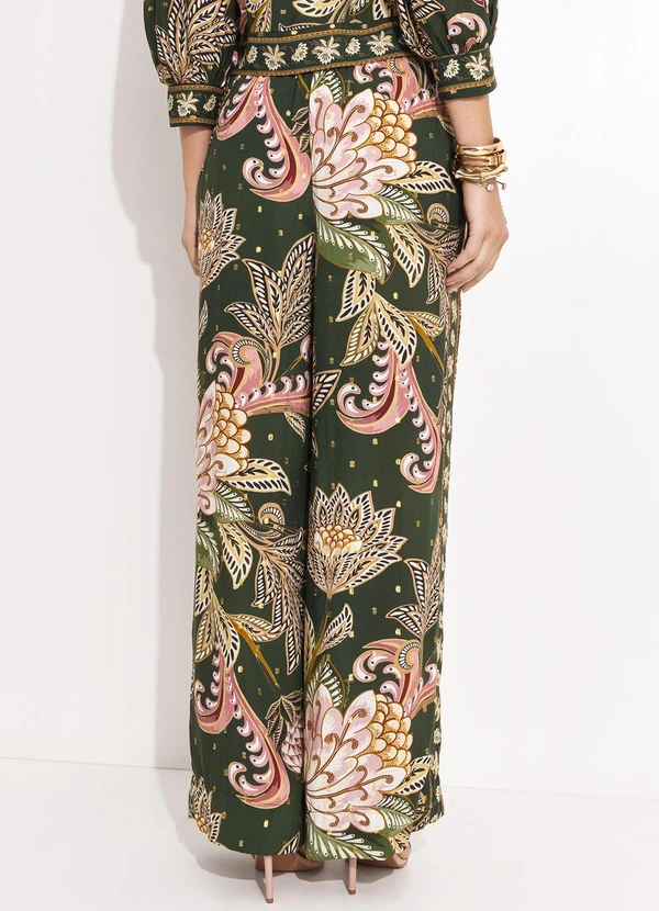 Farm - Calca Floral Delhi Verde 2