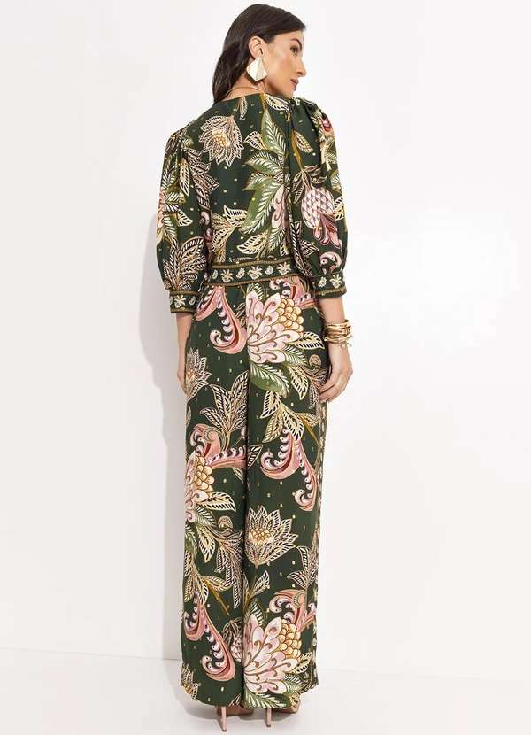 Farm - Calca Floral Delhi Verde 5