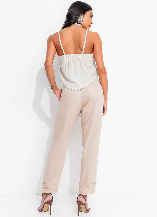 You Premium - Calça Hortênsia Bege 5