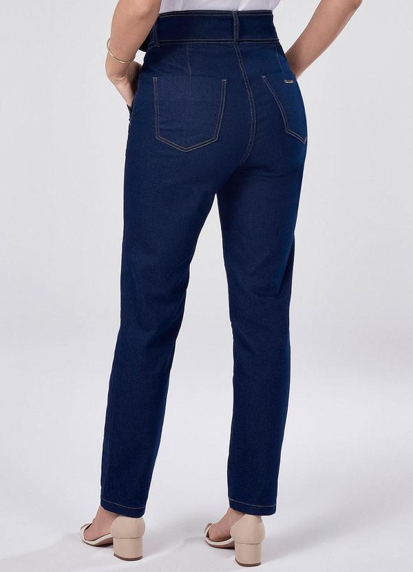 Principessa - Calça Jeans Reta com Cinto Ana Julia Azul 2