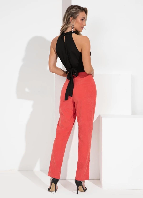 Quintess - Calça Laranja com Zíper 8