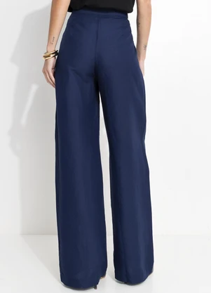 Colcci - Calça Linho Azul - COLCCI