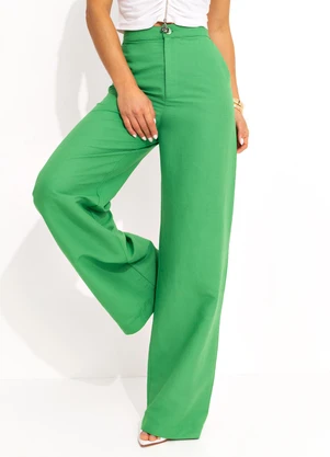 Colcci - Calça Linho Verde - COLCCI