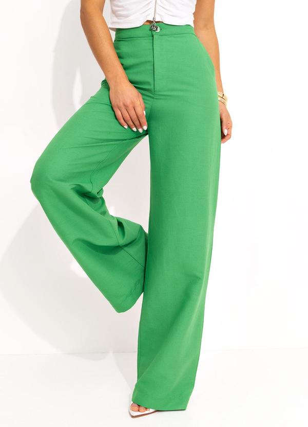 Colcci - Calça Linho Verde