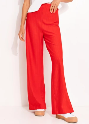 Colcci - Calça Listrada Vermelho - COLCCI