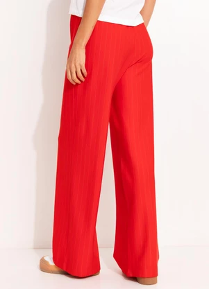 Colcci - Calça Listrada Vermelho - COLCCI