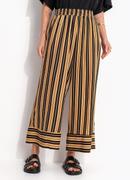 Cal�a Listrado Preto em Viscose