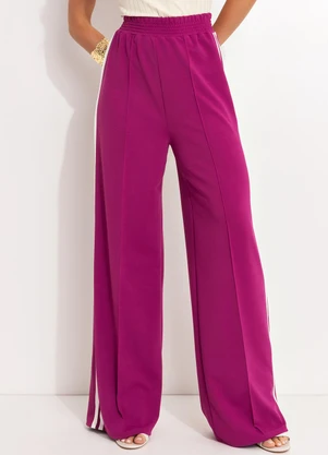 Quintess - Calça Magenta em Malha Crepe - QUINTESS