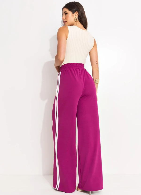 Quintess - Calça Magenta em Malha Crepe 4