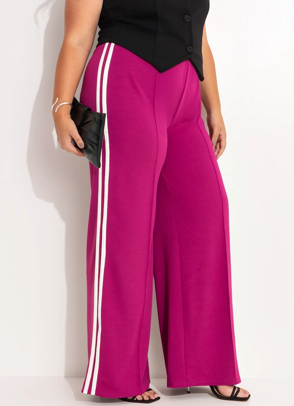 Quintess - Calça Magenta em Malha Crepe 9