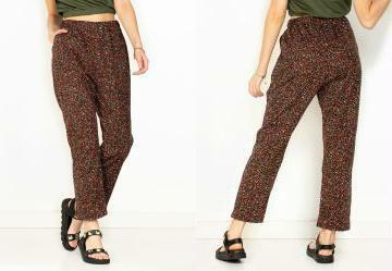 Cala Mini Floral Reta de Cintura Alta