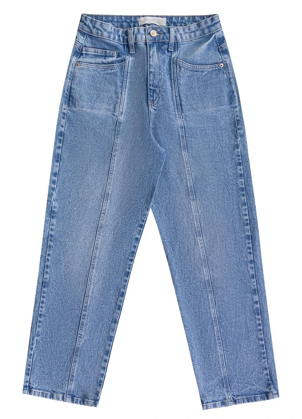 Angel - Calca Mom Denim Azul