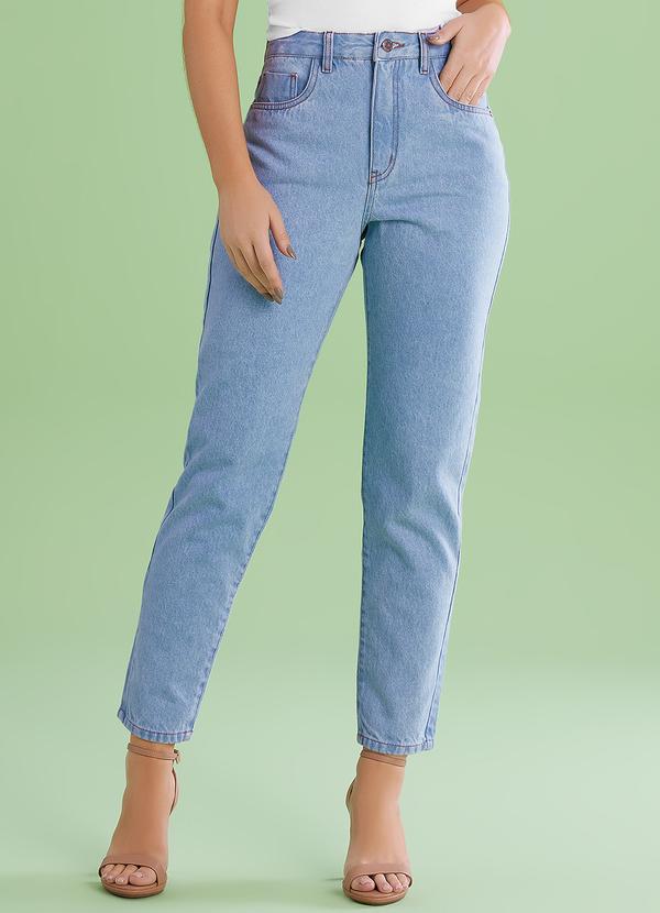 Angel - Calca Mom  Denim Azul