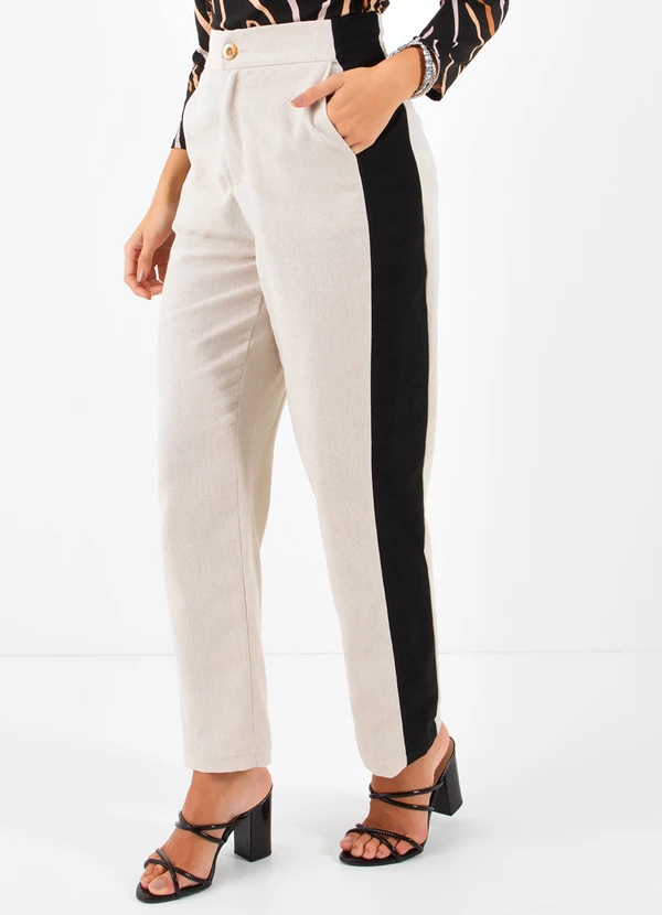 Quintess - Calça Natural em Linho