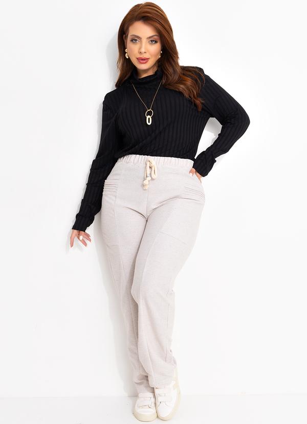 Quintess - Calça Natural em Moletinho 4