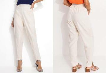 Cala Off White em Linho