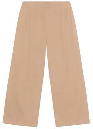 Secret Glam - Calça Pantalona Plus Size Bege - SECRET GLAM