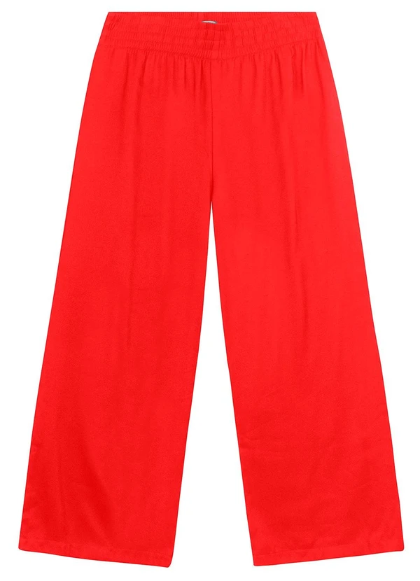 Secret Glam - Calça Pantalona Plus Size Laranja