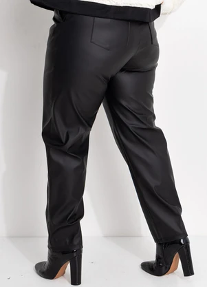 Quintess - Calça Preto em Material Sintético - QUINTESS