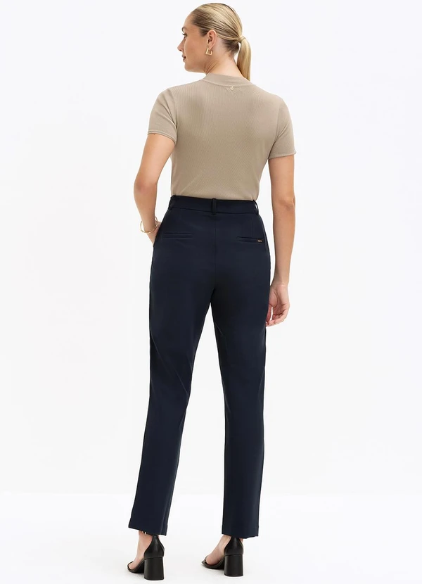 Principessa - Calça Preta Reta de Alfaiataria Principessa Lorena 4