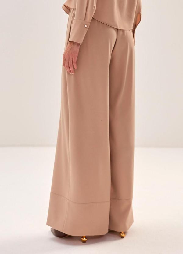 Carlota Costa - Calça Reta com Amarração Amarelo 2