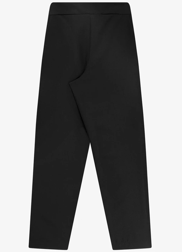 Rovitex - Calça Reta em Alfaiate Preto 3