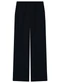 Malwee - Calça Reta em Moletom com Bolso Preto - variação: Preto