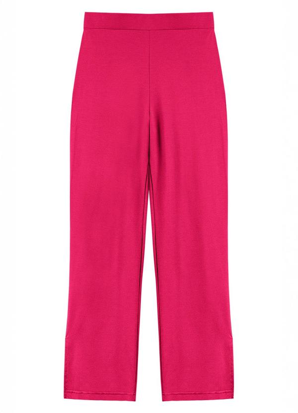 Rezzato - Calça Reta Lisa Adulto Feminino Rosa 