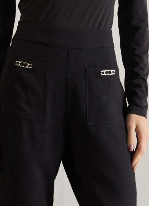 Carlota Costa - Calça Reta Preto 3