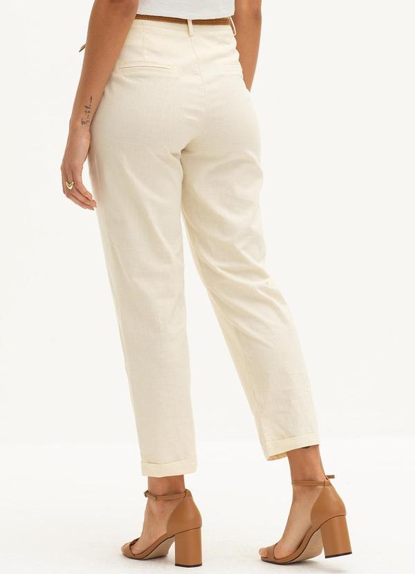 Principessa - Calça Reta Slim de Alfaiataria Callie Amarelo 2