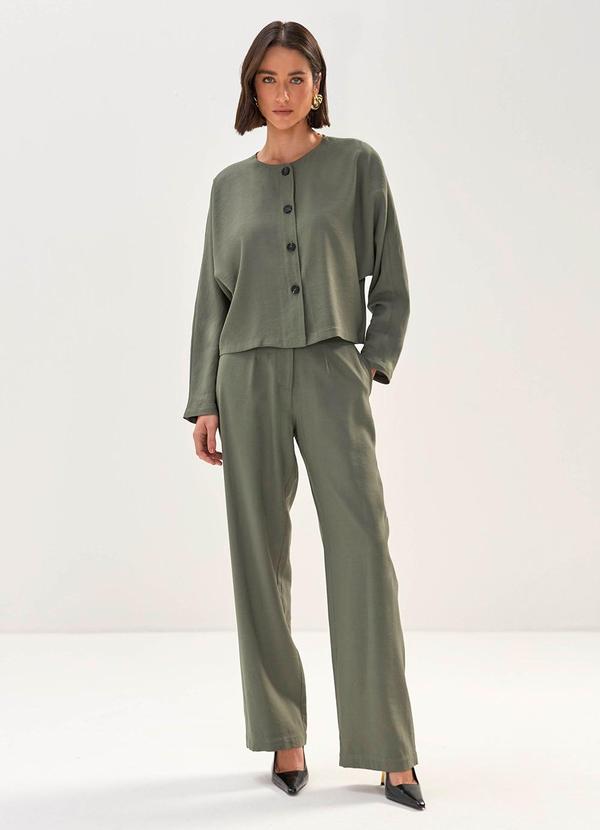 Carlota Costa - Calça Reta Verde 3