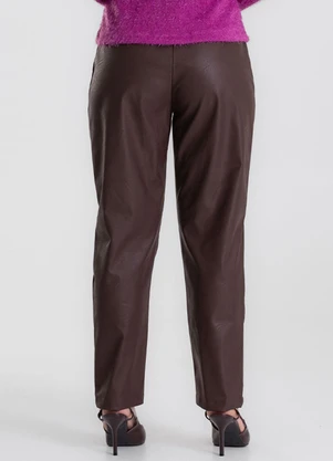 Endless - Calça Sintético Feminino Marrom - ENDLESS